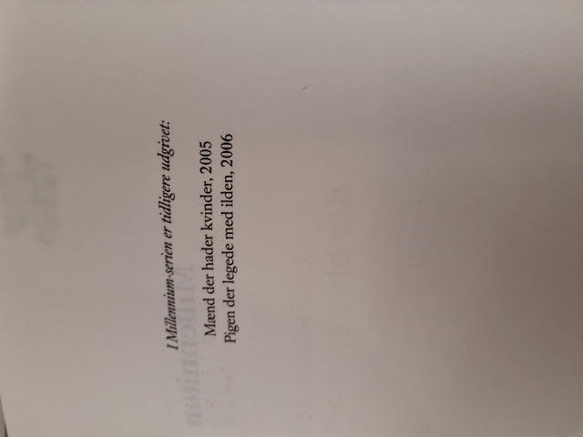 Stieg Larsson, Luftkastellet der blev sprængt